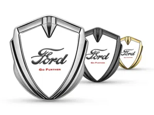 Ford Car Brand Badges Durable Premium Style Edge